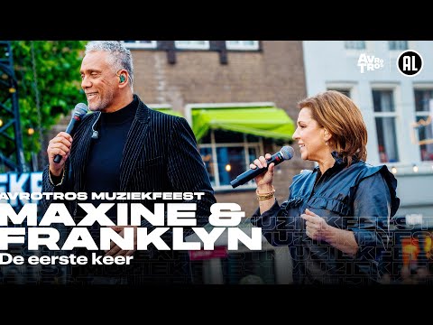 Maxine & Franklin Brown - De eerste keer (LIVE) • Muziekfeest op het Plein 2024 // Sterren NL
