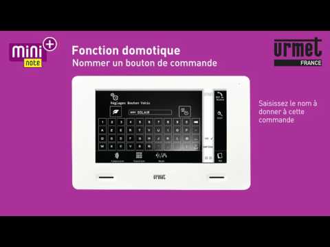 Mini Note Plus - Utilisation des fonctions domotiques