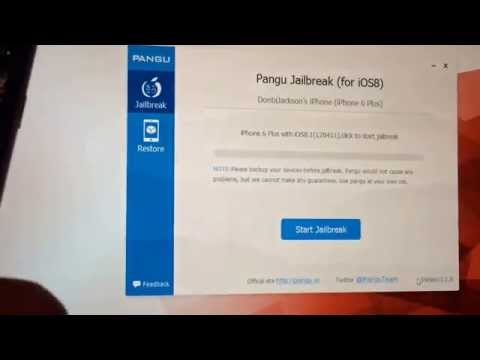 UPDATE HOW TO JAILBREAK IOS 8.1 with New Pangu Tool 1.10 one Touch Cydia install