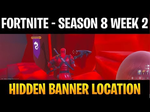WEEK 2 SECRET BANNER SEASON 8 LOCATION GUIDE! - Fortnite Find the Secret Banner in Loading Screen 2