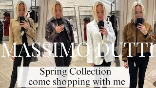 MASSIMO DUTTI SHOPPING HAUL TRY ON SPRING COLLECTION | COME SHOPPING WITH ME TO MASSIMO DUTTI