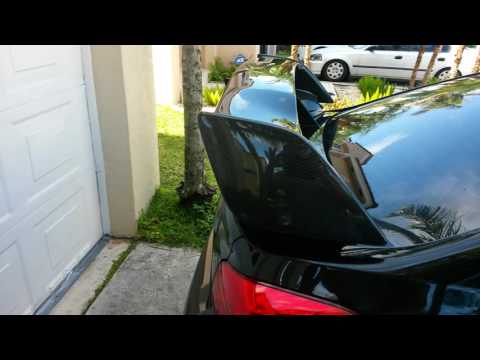 2015+ Seibon Carbon Fiber STI Wing After Install