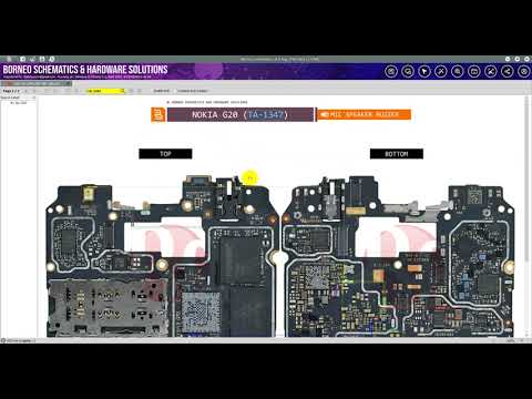 NOKIA G20 (TA 1347) MIC SPEAKER BUZZER JAMPER POBLEM BORNEO SCHEMATICS AND HARDWARE SOLITIONS