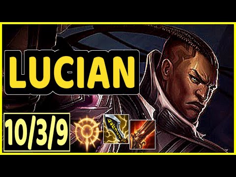 LUCIAN VS SENNA - 10/3/9 KDA ADC GAMEPLAY GRANDMASTER I