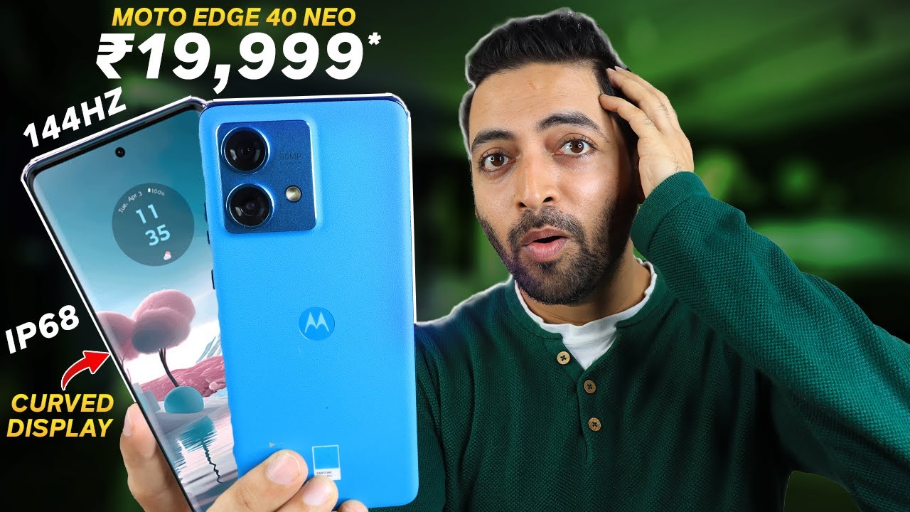 OMG ! Moto Edge 40 Neo - IP68,Curved 144Hz Display, Dimensity 7030 At Just ₹19,999*🔥
