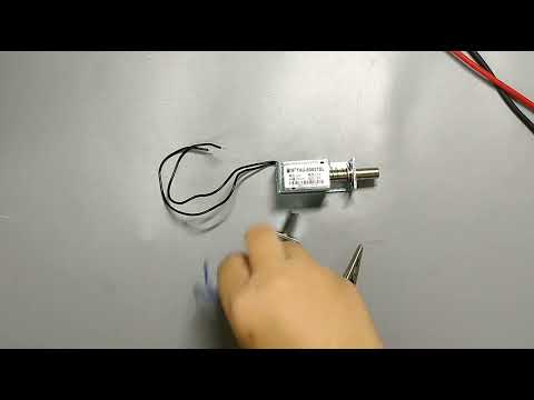 Dc 12v 24v 10mm Electric Locks Electromagnet Tau s0837dl d Stroke Magnetic Lock For The Cabinet Door