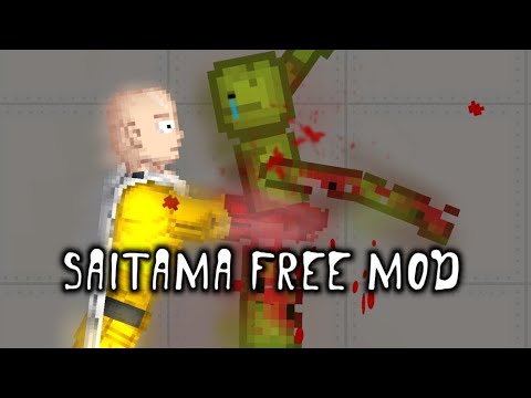 Saitama mod Melon Sandbox (Free Mod) One Punch Man mod
