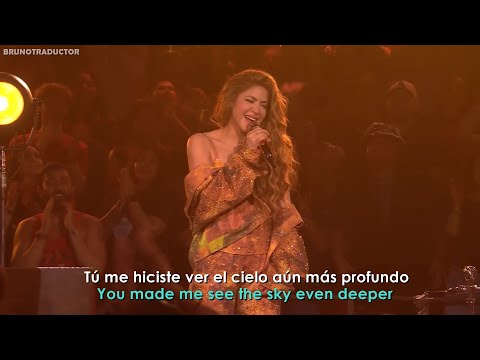 Shakira - Antología // Lyrics + Español // The Tonight Show Starring Jimmy Fallon