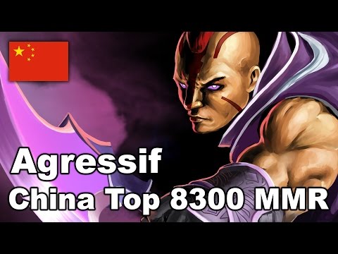 Agressif Top 8300 MMR China Dota 2