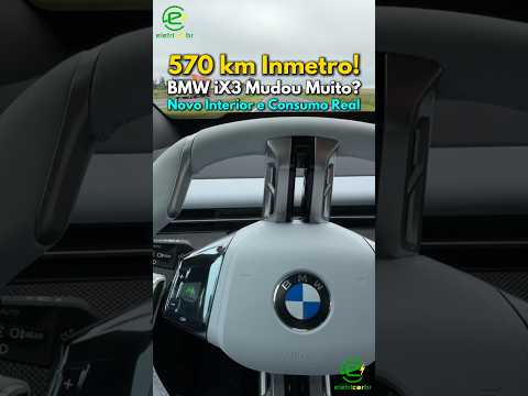 570 km Inmetro! BMW iX3 Mudou Muito? Novo Interior e Consumo Real⚡