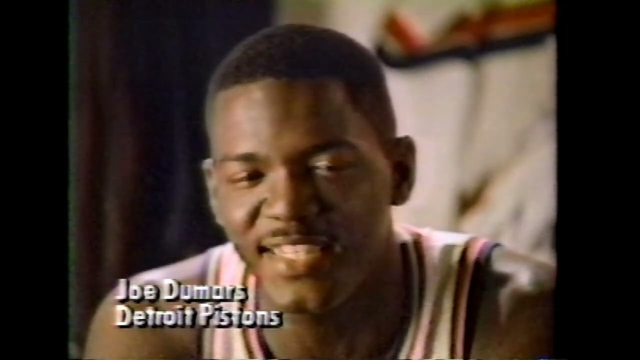 Joe Dumars Commercial on Drinking Responsibly (1989)