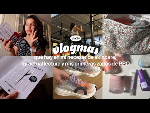 VLOGMAS 24 | What’s in my skincare bag, my first PRO sneakers and my new reading