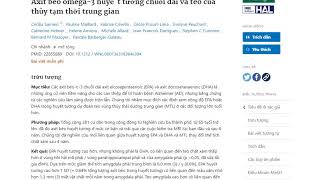 EPA huyết tương cao hơn, nhưng không phải là DHA, có liên quan đến teo chất xám thấp hơn ở vùng hồi