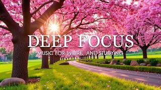 Deep Focus Music for Studying - 3 Hours of Ambient Study Music to Concentrate & Improve Memory