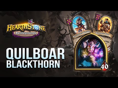 Rise of the Quilboars! / Quilboar Death Speaker Blackthorn / Battlegrounds / Hearthstone