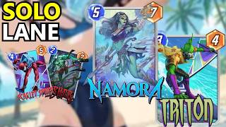 MARVEL SNAP INDONESIA - CUKUP 1 KARTU BUAT NGELAWAN 4 KARTU MUSUH! NAMORA TRITON SCARLET LASHER DECK