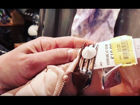 Life Hack: Breaking off security tag with two forks