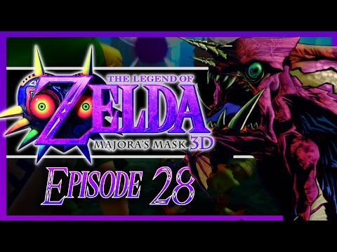 The Legend of Zelda Majora's Mask 3D Episode 28 Great Bay Temple boss Battle Gameplay Walkthrough