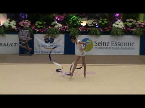 Viktoria MAZUR (UKR) ribbon - 2014 Corbeil AA