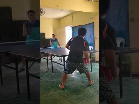 Rubber vs sandpaper table tennis game