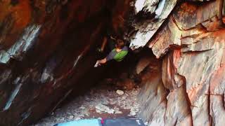 Video thumbnail of Necromancer, 8A. Forest Rock