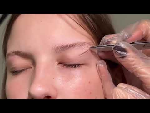 Beauty Master пінцет для брів скошений, метал