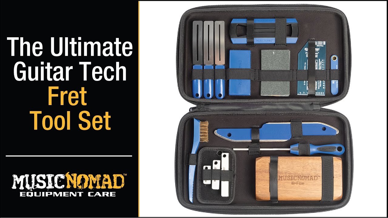 Music Nomad Premium Guitar Tech Fret Tool Set (MN880)
