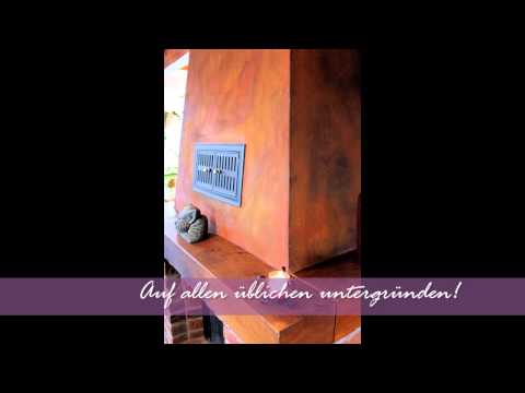 Rost design wandgestaltung