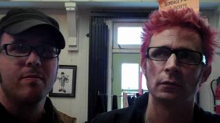 DJ Rossstar interviews Green Day's Mike Dirnt @ Dr. Strange Records on 2-26-11