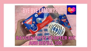 LAZADA BAYGON MATS STARTER KIT AND REFILL 30S ANTI DENGUE MOSQUITO GOODBYE SA MGA LAMOK BYE BYE!