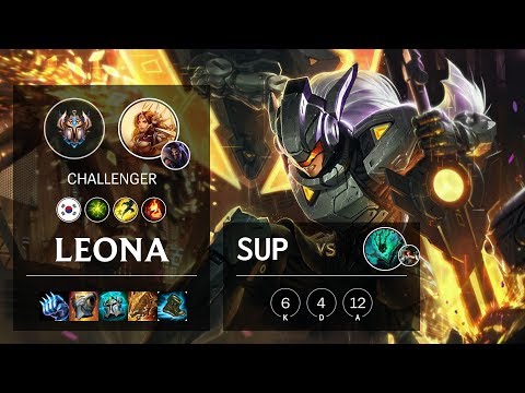 Leona Support vs Thresh - KR Challenger Patch 10.6