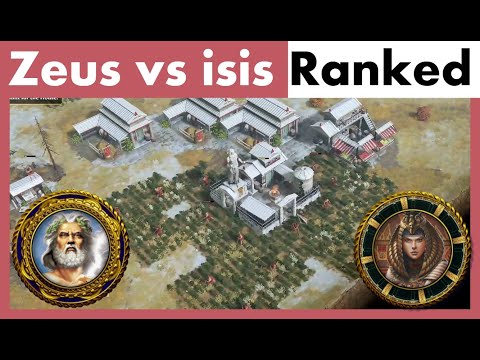 Zeus vs Isis | 1v1 Ranked | Age of Mythology