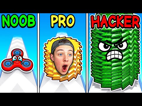 Noob VS Pro VS  Hacker Grinder Run