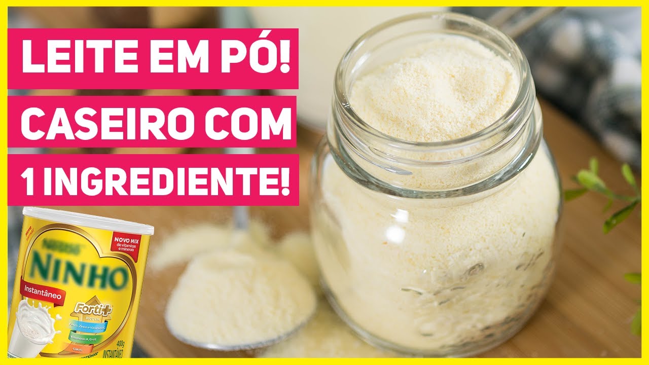 FAÇA LEITE EM PÓ CASEIRO COM SÓ 1 INGREDIENTE! Como Fazer Leite Ninho | Receita | Me Ajuda Gi 61