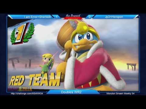 MSW54 Doubles - I am Error+Sherlock (Tink+DDD) vs. Jp3+Heropon (Ganon+Shulk) WR2