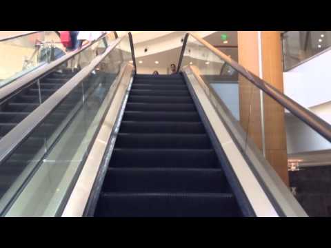 Escadas rolantes Schindler perto do Bloomingdale's Mall no Millenia em Orlando, FL