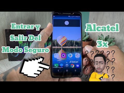 Alcatel 3x 5058a Como Activar y Desactivar El Modo Seguro/Android 7.1.1