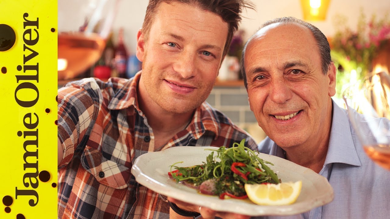 Tuna carpaccio: Jamie Oliver & Gennaro Contaldo