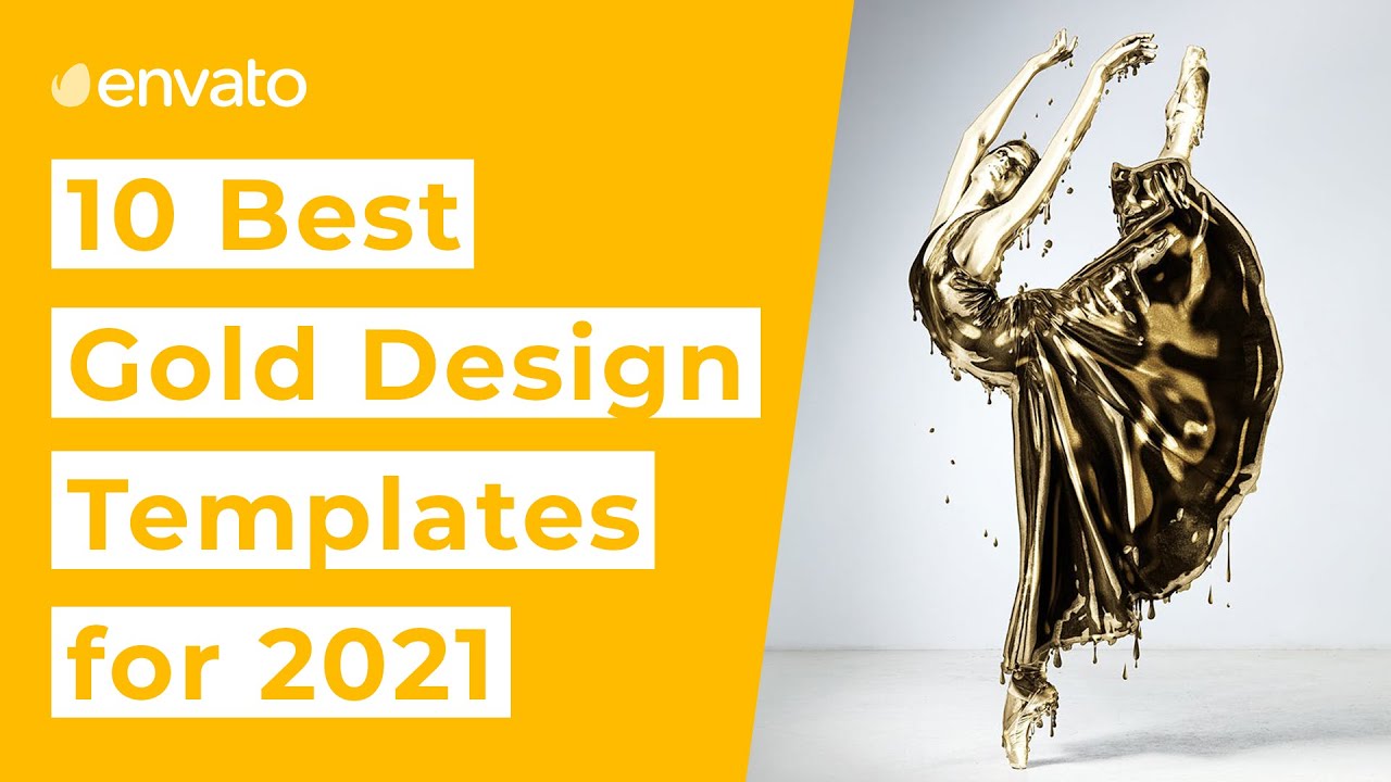 10 Best Gold Design Templates [2021]