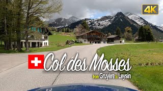 Driving the Col des Mosses in Switzerland 🇨🇭 from Gruyère to Leysin