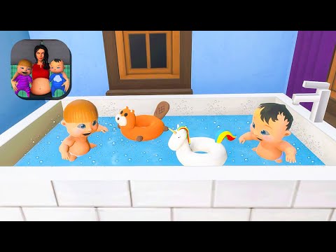 New Twin Baby Mother Simulator  - Gameplay Walkthrough #3