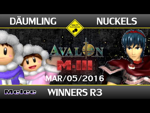 Avalon M-III - Däumling (Ice Climbers) Vs Nuckels (Marth) - SSBM Singles Winners R3