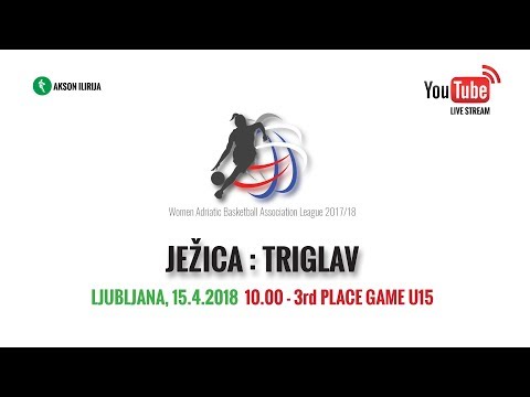 JEŽICA : TRIGLAV - U15 3rd place game, WABA League 2017/18