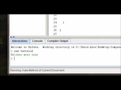 Java Tutorial 4 If Statements And Boolean