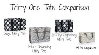 Thirty-one Tote Bag Comparison