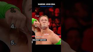 Ranking John Cena Wildest Moves