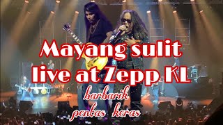 Download lagu Mayang sulit live at zepp KL  #barbarik #pentaskeras 24/12/2022 mp3