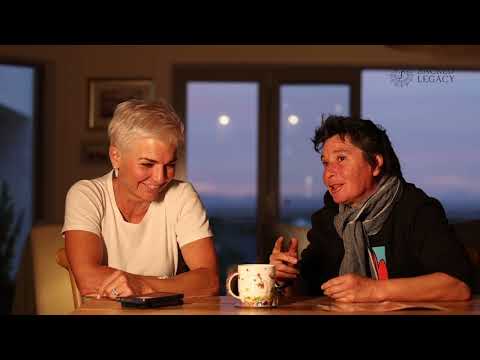 Behind the scenes with Justine at Sacred Legacy!