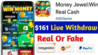 Money Jewel Win Real Cash App Real Or Fake ? | withdrawal proof 🔥