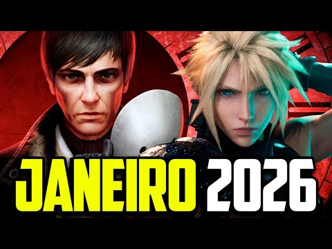 10 Jogos LANÇAMENTOS INCRÍVEIS de JANEIRO 2026!